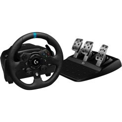 Alternative view of Logitech G923 Racing Wheel and Pedals for XBOX and PC – Featuring TRUEFORCE Up to 1000 Hz Force Feedback, Dual Clutch Launch Control, Genuine Leather Wheel Cover | 941-000156