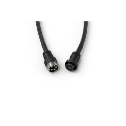 Alternative view of Glorious Coiled USB Type-C Keyboard Cable – Artisan Braided, Tight Springy Coils, 5-Pin Aviator Detachable Connector, Plastic Molded USB Housing, 90° Cable Orientation, 1.3M, Black | GLO-CBL-COIL-BLACK