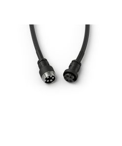 Alternative view of Glorious Coiled USB Type-C Keyboard Cable – Artisan Braided, Tight Springy Coils, 5-Pin Aviator Detachable Connector, Plastic Molded USB Housing, 90° Cable Orientation, 1.3M, Black | GLO-CBL-COIL-BLACK