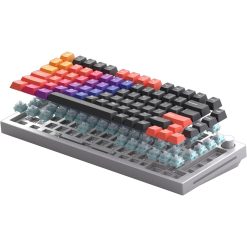 Alternative view of Glorious PBT Celestial Fire ANSI Mechanical Keycaps – 114 Keys, Non-Transparent Legends, PBT Plastic, Compatible with all ANSI GMMK Models | GLO-KC-GPBT-CF