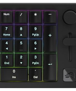 Alternative view of Glorious GMMK Numpad Prebuilt Dual Wireless Macro Pad – CNC Machined Aluminum Body, Vibrant Per-Key RGB Illumination, Prog Slider & Rotary Knob, 76H Wireless Battery Life, Black | GLO-GMMK-NPFOX-B