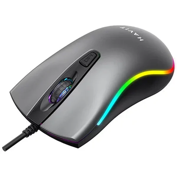 Havit MS72 Universal RGB Mouse – Ochre - Image 2