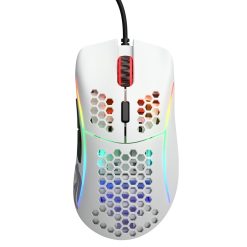 Flexible Ascended Cord of Model D RGB Matte White gaming Mouse