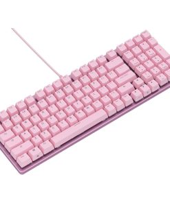 Alternative view of GLORIOUS Gaming GMMK 2 Full-Size (96%) Mechanical Keyboard – Pink, Aluminum Frame, Customizable Design, Doubleshot Keycaps, Fox Switches, Per-Key RGB Lighting, Full NKRO, American QWERTY Layout