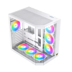 Xigmatek Alpha Cubi II with Tempered Glass Side Panel