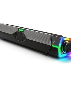 Alternative view of Redragon Darknets GS570 BT Speaker, 2.0 Channel Bluetooth Sound Bar with Dual Speakers, Dynamic RGB Lighting, USB Powered with 3.5mm Cable