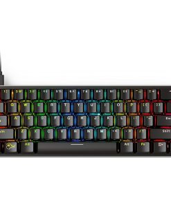 Alternative view of Glorious GMMK Keyboard (Pre-Built) – Compact Size, Fully Modular, Dynamic RGB LED Backlighting, Easy Access Hot-Keys, Raised Keys, Brown Switches, Enhanced Gaming Performance | GMMK-COMPACT-BRN