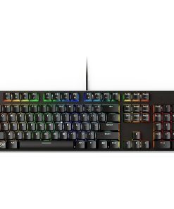 Alternative view of Glorious Custom Gaming Keyboard – GMMK 100% Full Size, USB Wired Mechanical Keyboard, RGB Hot Swappable Switches & Keycaps, Black Metal Top Plate