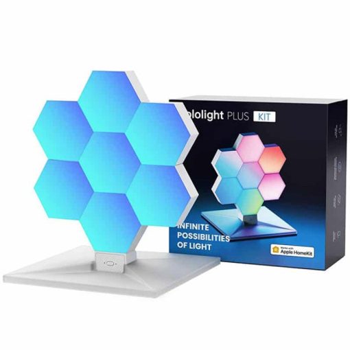 Lifesmart Cololight PLUS KIT – 7 Pack Starter Kit with Stand, WiFi Color Changing LED Lights, Apple/Siri/Alexa/Google Assistant Compatible, HomeKit Compatible, Music Sync, Flexible Design, 16 Million Colors, Energy Saving | LS167A7 - Image 2