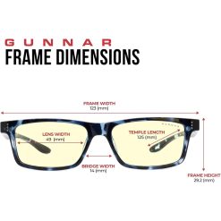 Alternative view of Gunnar Cruz Kids Large Tortoise Amber Indoor Digital Eyewear – Navy Blue Tortoise Frame, Amber Natural Lens, 100% UV Protection, Durable Nylon Construction | CRU-09701