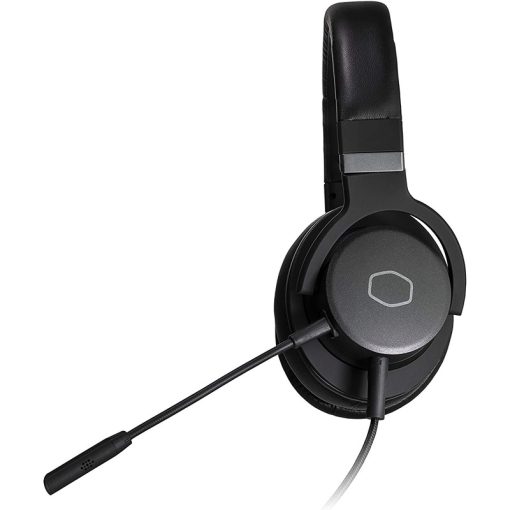 Cooler Master MH752 Wired Gaming Headset – 7.1 Virtual Surround Sound, Detachable Boom Mic, USB Control Box, 40mm Neodymium Driver, PU Leather and Foam Cushion, Omni-Directional Microphone, Black | MH752 - Image 2