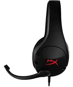 Alternative view of HyperX Cloud Stinger Headphones – DTS:X Spatial Audio, 50mm Directional Drivers, Adjustable Steel Slider, 90° Rotating Ear Cups, Swivel-to-Mute Noise-Cancelling Mic, Chinese Box, Black | 4P5L7AB-CB