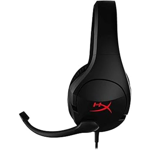 HyperX Cloud Stinger Headphones – DTS:X Spatial Audio, 50mm Directional Drivers, Adjustable Steel Slider, 90° Rotating Ear Cups, Swivel-to-Mute Noise-Cancelling Mic, Chinese Box, Black | 4P5L7AB-CB - Image 2