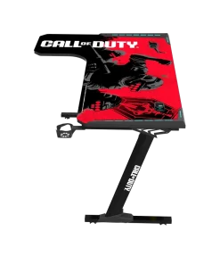 Gaming Desk with RGB Lighting and Gamepad Holder