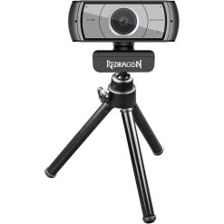 Alternative view of Redragon GW900 Apex 1080P-30FPS Auto Focus Webcam with Built-in Dual Microphone, Tripod Included