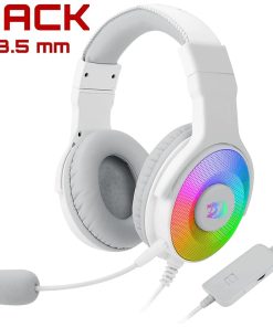 Alternative view of Redragon S129W 3 in 1 Gaming Keyboard, Mouse, and Headset Combo – White