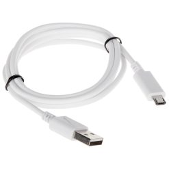 Alternative view of Data Cable - USB to Micro, White, 1 Meter