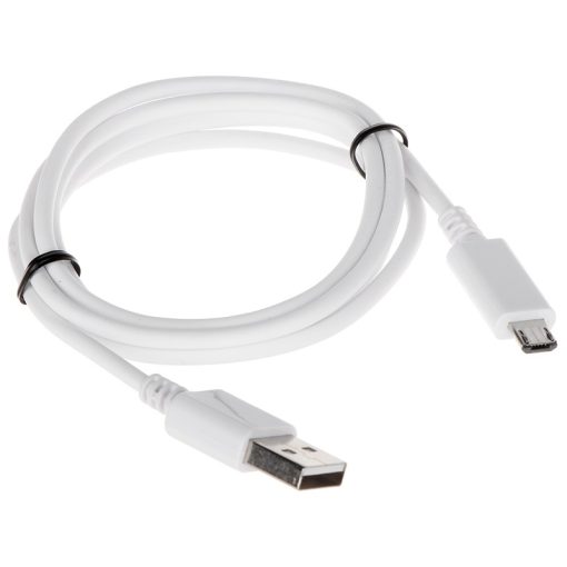 Data Cable - USB to Micro, White, 1 Meter - Image 2