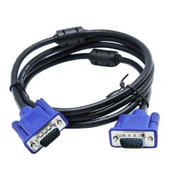 Alternative view of VGA Cable 1.5M Blue V18 - High-Quality Video Transmission Cable for Monitors, Projectors, and Laptops