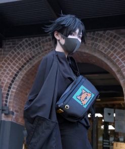 Alternative view of Divoom Pixel Art LED Daypack Sling Bag - Customizable Animation Screen, 4.7-inch Screen, App Control, Waterproof, Soft Rubber Grip Handle, Black | 90100058180
