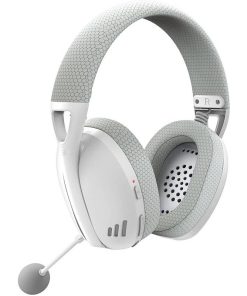 Alternative view of Redragon IRE PRO H848 Wireless Gaming Headset, Lightweight, 7.1 Surround Sound, 40MM Drivers, Detachable Microphone, Multi-Platform for PC, PS5/4/3 – Grey