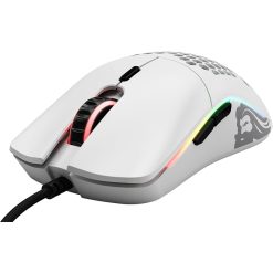Glorious Model O Wired White Matte Gaming Mouse with RGB lighting