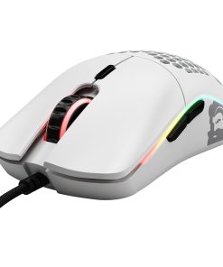 Glorious Model O Wired White Matte Gaming Mouse with RGB lighting