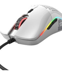 Alternative view of Glorious Model O Wired RGB Gaming Mouse - Glossy White