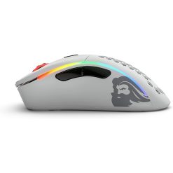 Honeycomb shell of Glorious Model D- Wireless Gaming Mouse Matte White