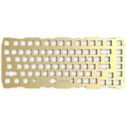 Alternative view of GLORIOUS Brass Switch Plate for GMMK Pro - Replacement Switch Plate for GMMK Pro Keyboard (ANSI, Brass)
