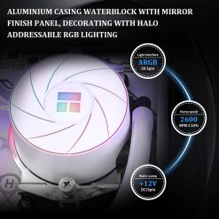 THERMALRIGHT Aqua Elite 360 White AIO Cooler radiator and fans