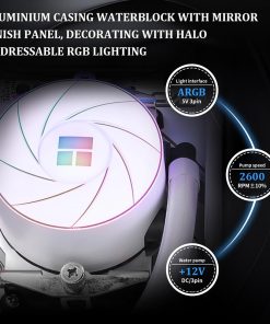 THERMALRIGHT Aqua Elite 360 White AIO Cooler radiator and fans