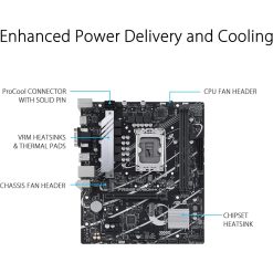 ASUS B760M-K D4 Micro-ATX Motherboard with 2.5Gb LAN and HDMI