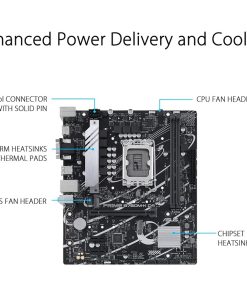ASUS B760M-K D4 Micro-ATX Motherboard with 2.5Gb LAN and HDMI
