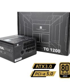 Alternative view of Thermalright 1200W Gold Modular Power Supply TR-TG1200 with ATX 3.0 Standards, PCI 5.0 Support, 12-Pin GPU Connector, 80Plus Gold Certification, and 120mm Cooling Fan for Enhanced Performance