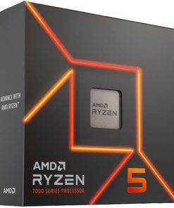 AMD Ryzen 5 7600X 6-Core Processor Installed in Gaming PC Build