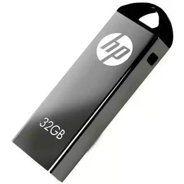 HP V225 - 32GB USB 3.0 Flash Drive/Pen Drive (Silver Metal) - Image 2