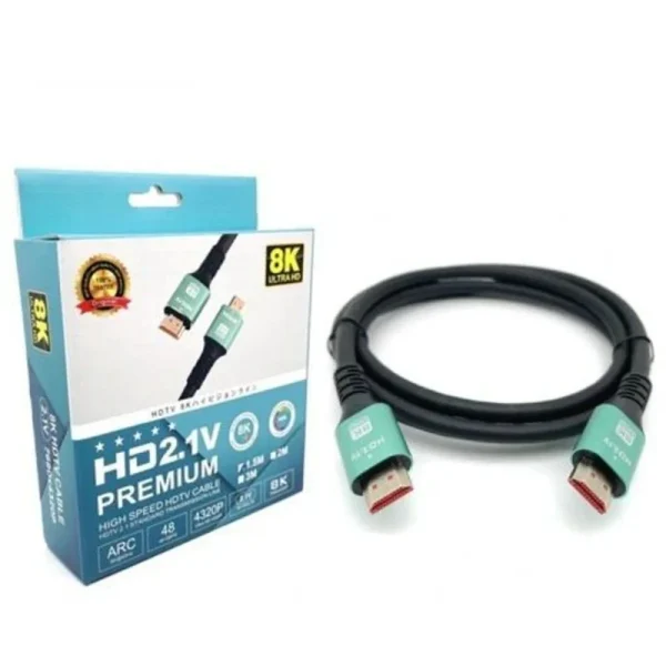 HDMI 2.1 Cable - 3 Meter High-Speed HDMI Cable for Ultra HD 4K/8K Video, 48Gbps, HDR Support - Image 2