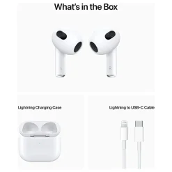 Alternative view of AirPods - Wireless Bluetooth Earbuds in White with High-Quality Sound and Long Battery Life