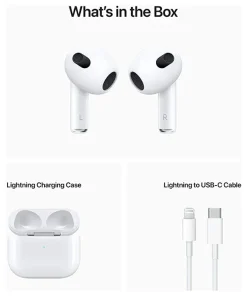 Alternative view of AirPods - Wireless Bluetooth Earbuds in White with High-Quality Sound and Long Battery Life