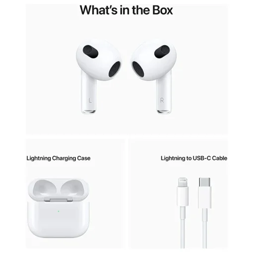 AirPods - Wireless Bluetooth Earbuds in White with High-Quality Sound and Long Battery Life - Image 2