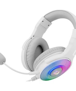 Alternative view of Redragon Pandora 2 H350W RGB White Gaming Headphones – High Definition Audio, Powerful Bass, Removable Microphone, Large Earpads, Compatible with PC, PS4, Xbox One, NS