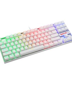 Alternative view of Redragon K552W-RGB 60% Mechanical Gaming Keyboard – Compact 87-Key, USB Wired, Cherry MX Blue Equivalent Switches, White RGB Backlit for Windows PC Gamers