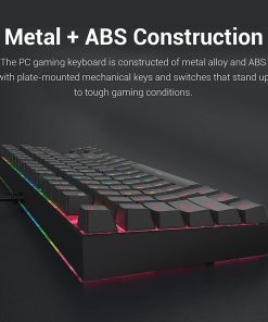 Alternative view of Redragon K552 RGB KUMARA Mechanical Gaming Keyboard – Blue Switches, Full RGB LED Lighting, Black Arabic