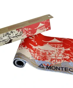 Alternative view of Montech GMP 101 Large Gaming Mouse Pad - High-Performance Smooth Surface for Speed and Precision, Durable Anti-Fray Stitched Edges, Non-Slip Rubber Base, Water-Resistant Design, Vibrant Red for Gamers