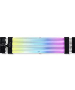 Alternative view of Lian Li 163 LED Extension Cable for 3x8Pin VGA, Addressable ARGB, 300mm Length, Customizable Lighting – Black