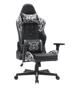 Alternative view of GAMEON Call of Duty (COD) Gaming Chair with 4D Adjustable Armrests & Metal Base, Grey/Black – Ergonomic Design for Ultimate Comfort – Model CODGB01