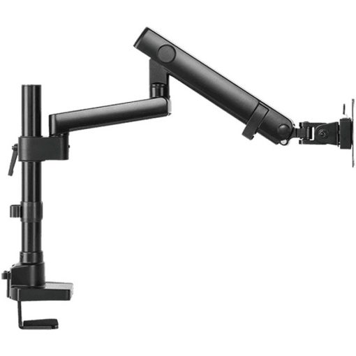 Twisted Minds Single Monitor Aluminum Slim Pole Mounted Spring Assisted Arm – Detachable VESA Plate Design, Smooth Arm Insertion (Model TM-20-C06P) - Image 2