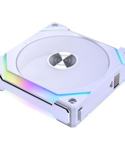 Alternative view of Lian Li UNI Fan SL120 V2 RGB – White Single Fan, Includes Controller, Addressable RGB PWM, Daisy Chainable, High Performance, 29.2 dBA (Model UF-SL120V2-1W)