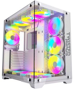 Twisted Minds Bullet-07 ATX White PC Case Interior